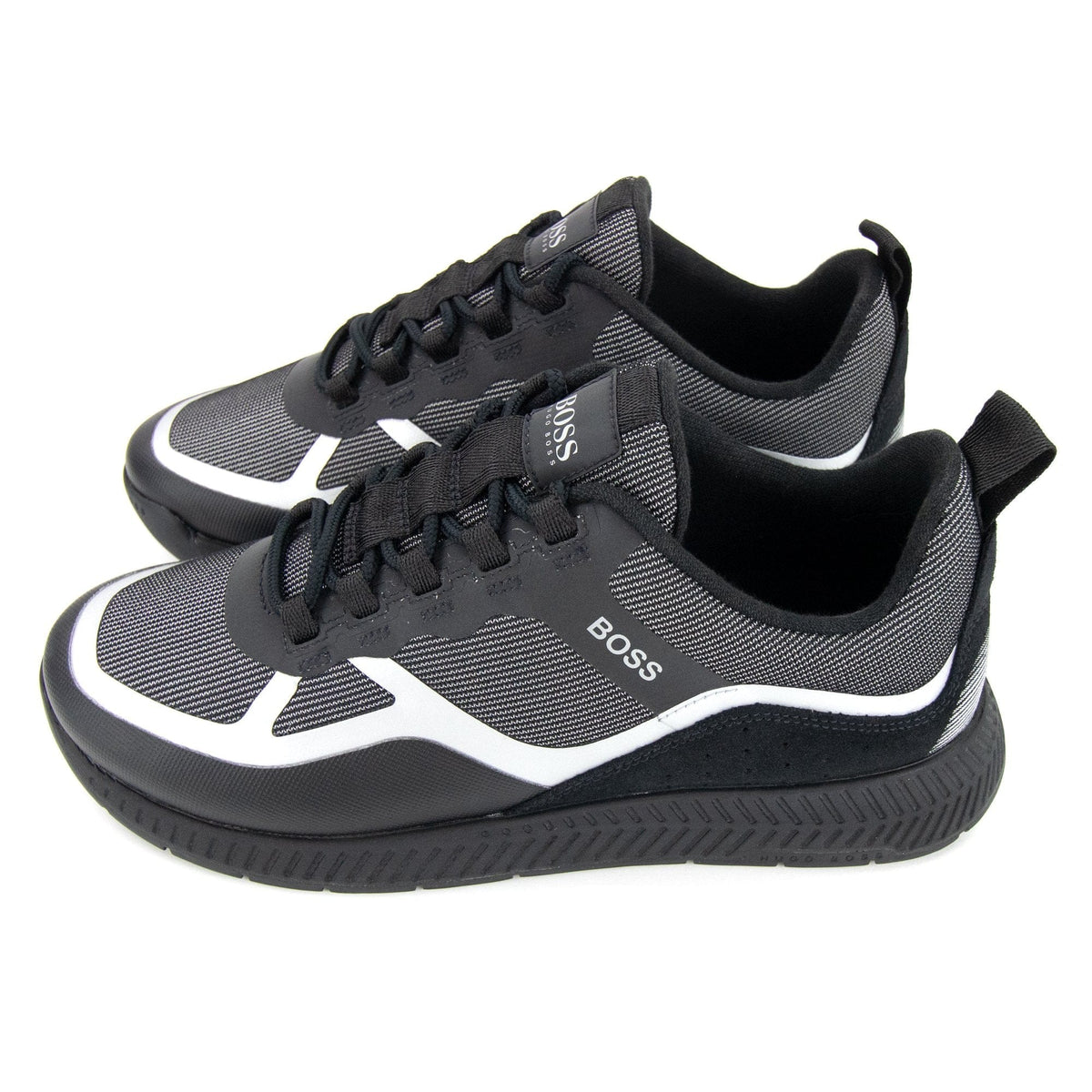 Hugo Boss Titanium Mesh Runner Black