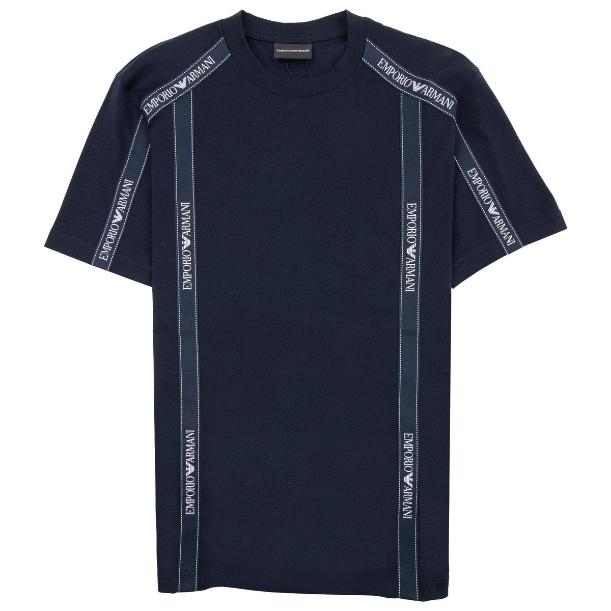 Emporio Armani Tape Logo S/s T Shirt Blue/navy 0920