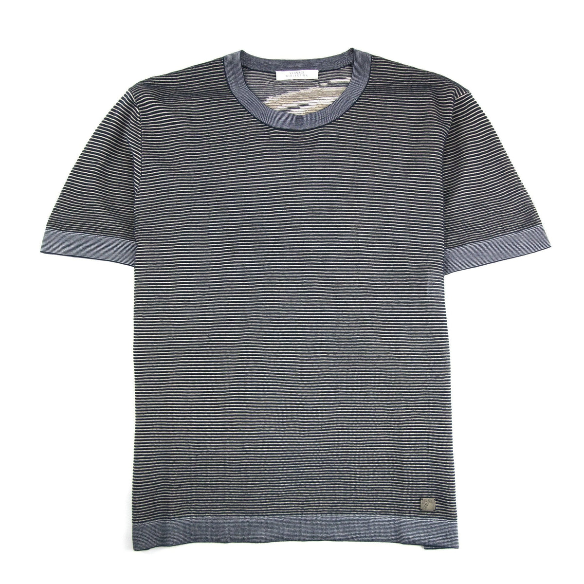 Versace Collection Back Logo Medusa T-shirt Black