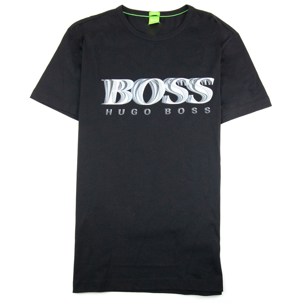 Hugo Boss Tee 7 Logo T Shirt Black 001