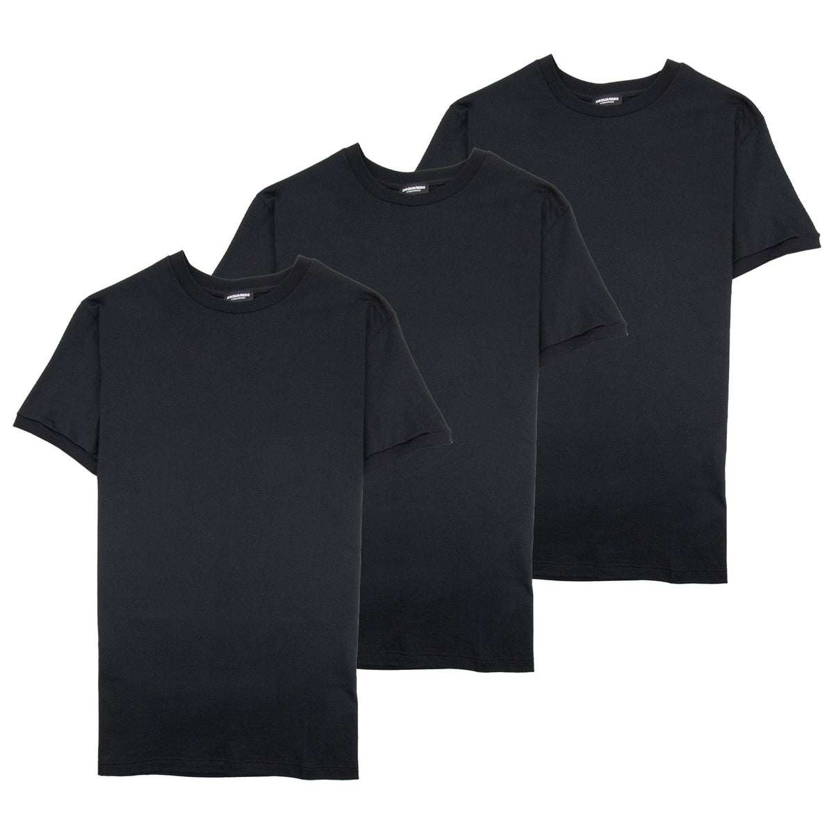 Dsquared2 3 Pack Back Logo T Shirt Black