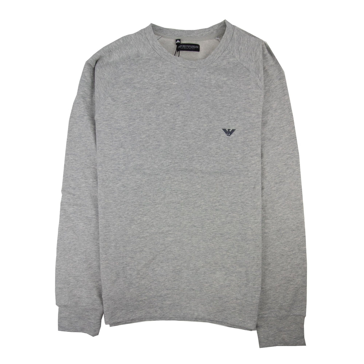 Emporio Armani Eagle Logo Light Fleece Sweatshirt Light Grey SA30
