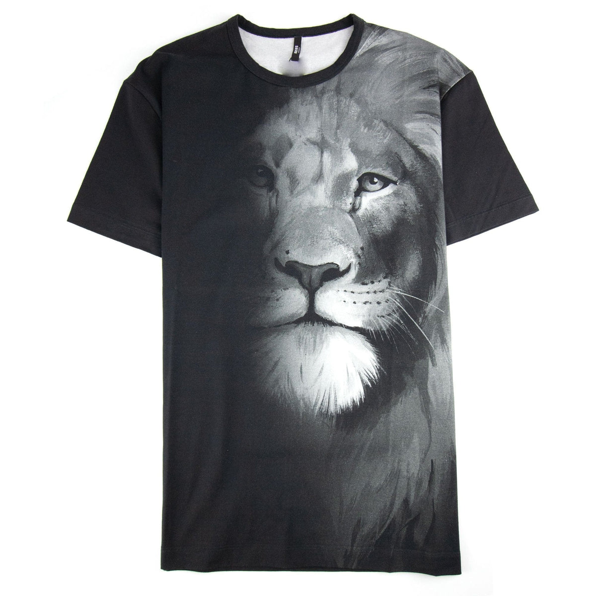 Versace Versus Lion Fade Crewneck T Shirt Black