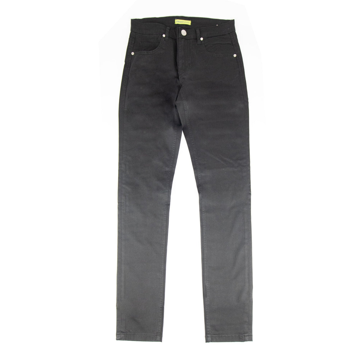 Versace Jeans Pocket Tiger Gabardine Stretch Jean Black