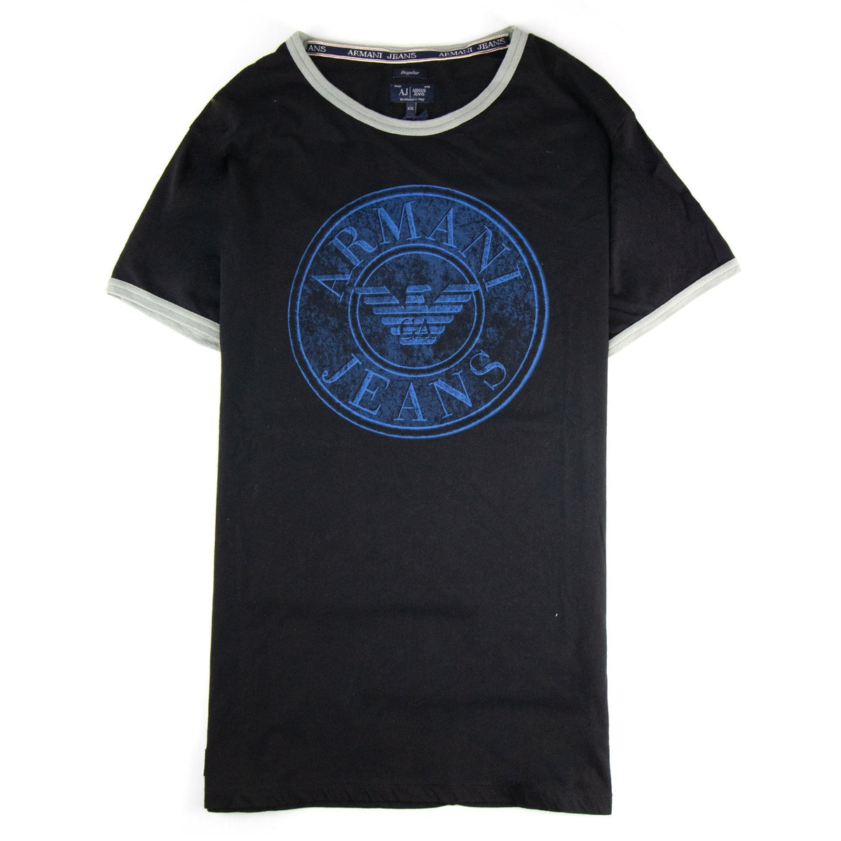 Armani Jeans Circle Logo S/s T Shirt Black