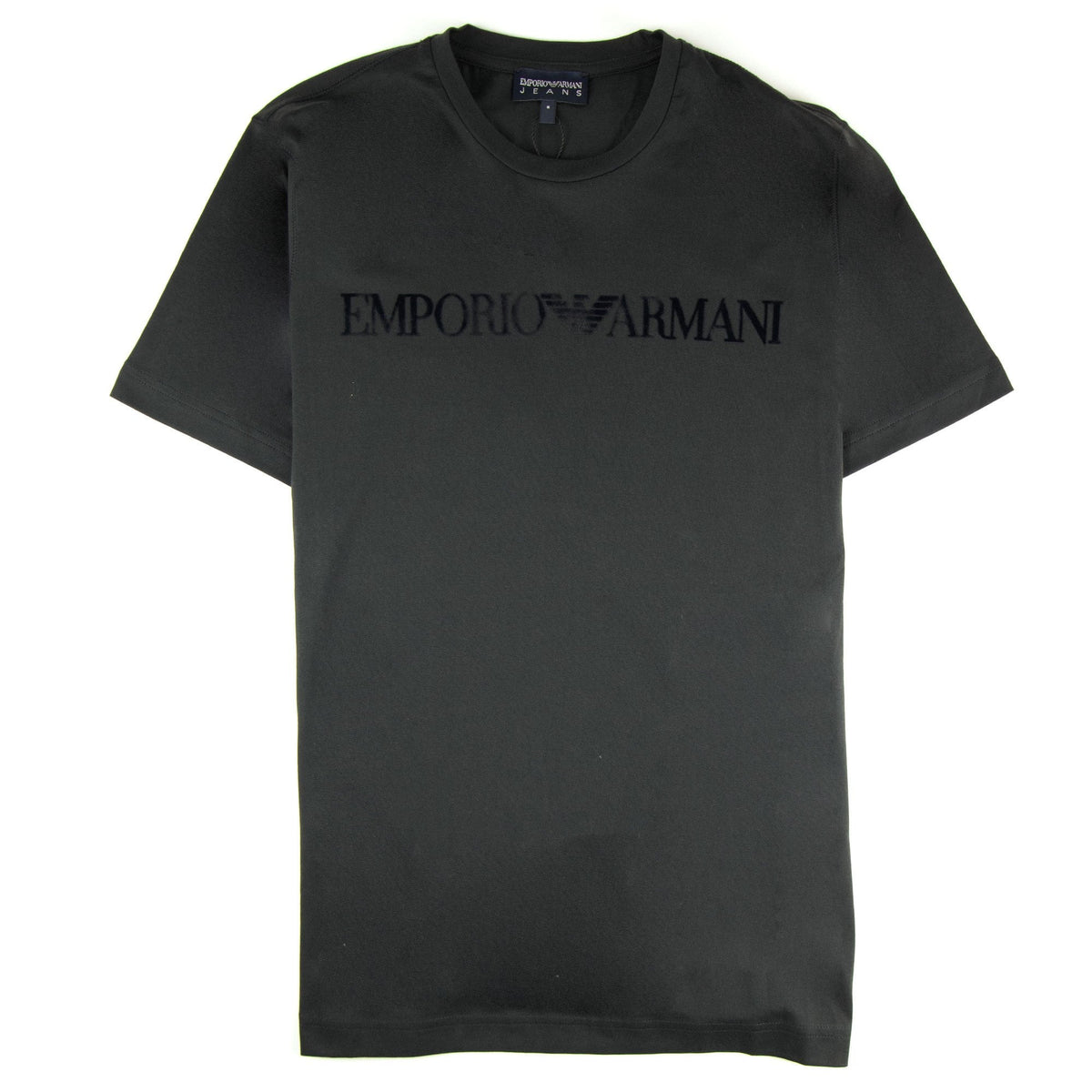 Emporio Armani Embossed Logo S/s T Shirt Black