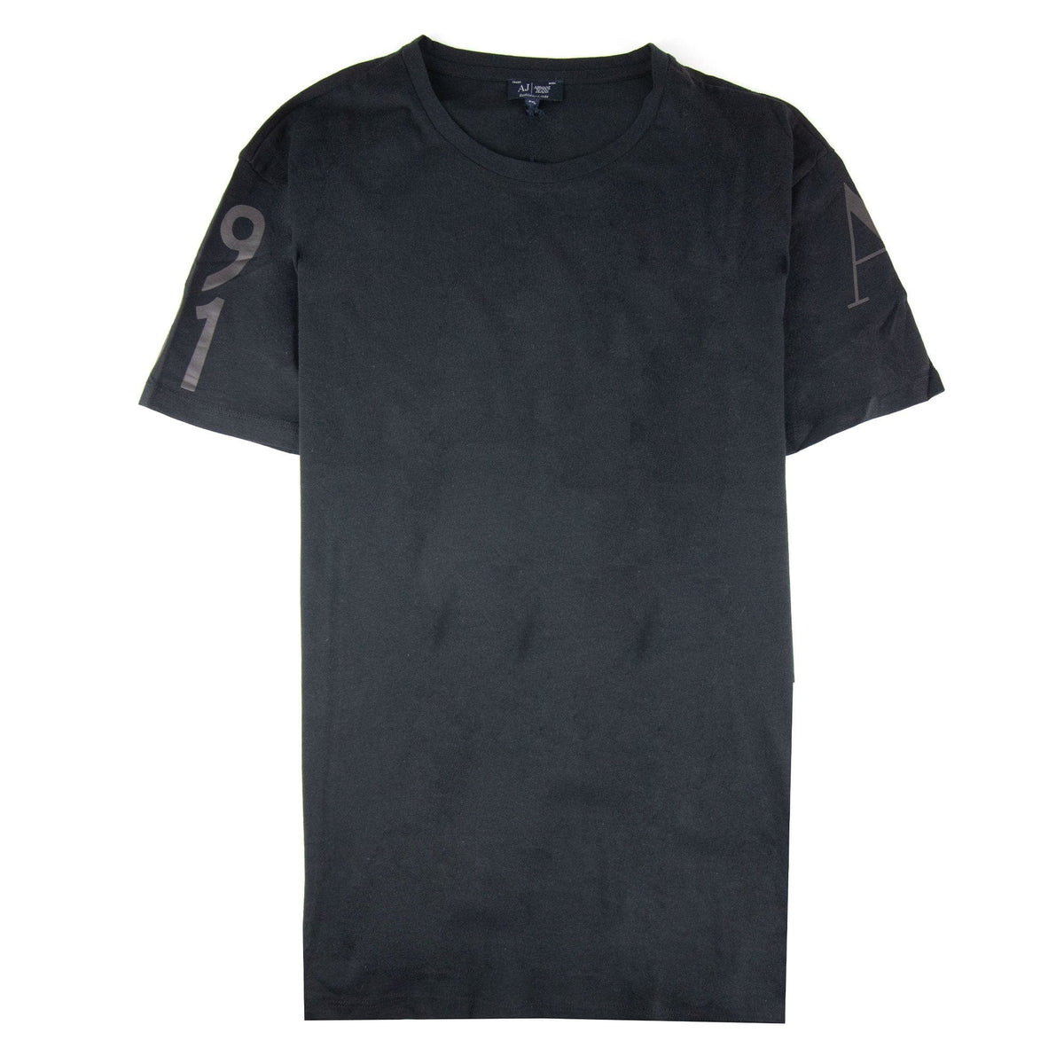 Armani Jeans Back Eagle Logo T Shirt Black