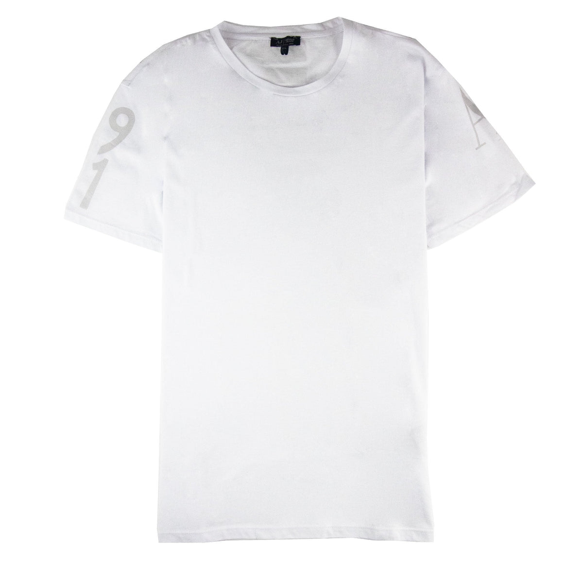 Armani Jeans Back Eagle Logo T Shirt White
