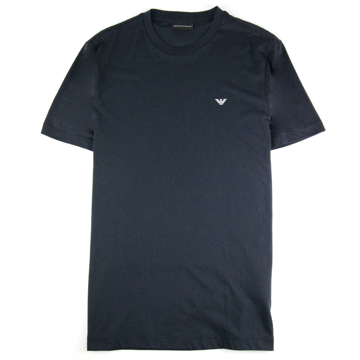 Emporio Armani Eagle Small Logo T Shirt Navy