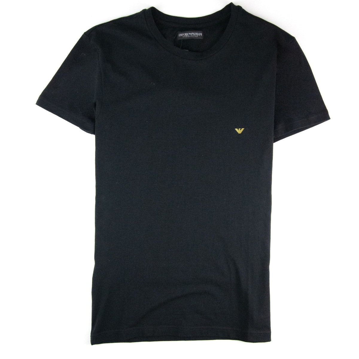 Emporio Armani Ealge Y Logo S/s T Shirt Black