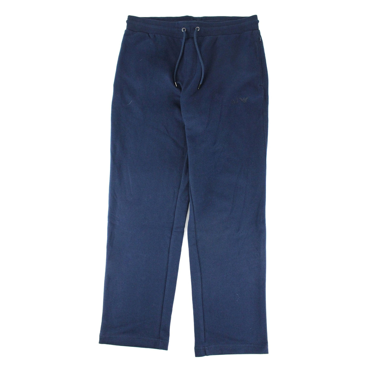 Armani Jeans Aj Eagle Logo Straight Cuff Bottoms Blue