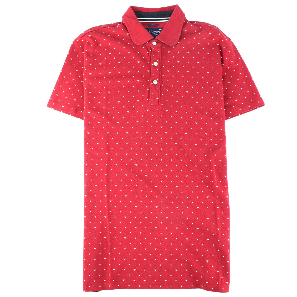 Armani Jeans All Over Print Logo Polo Shirt Fantasia