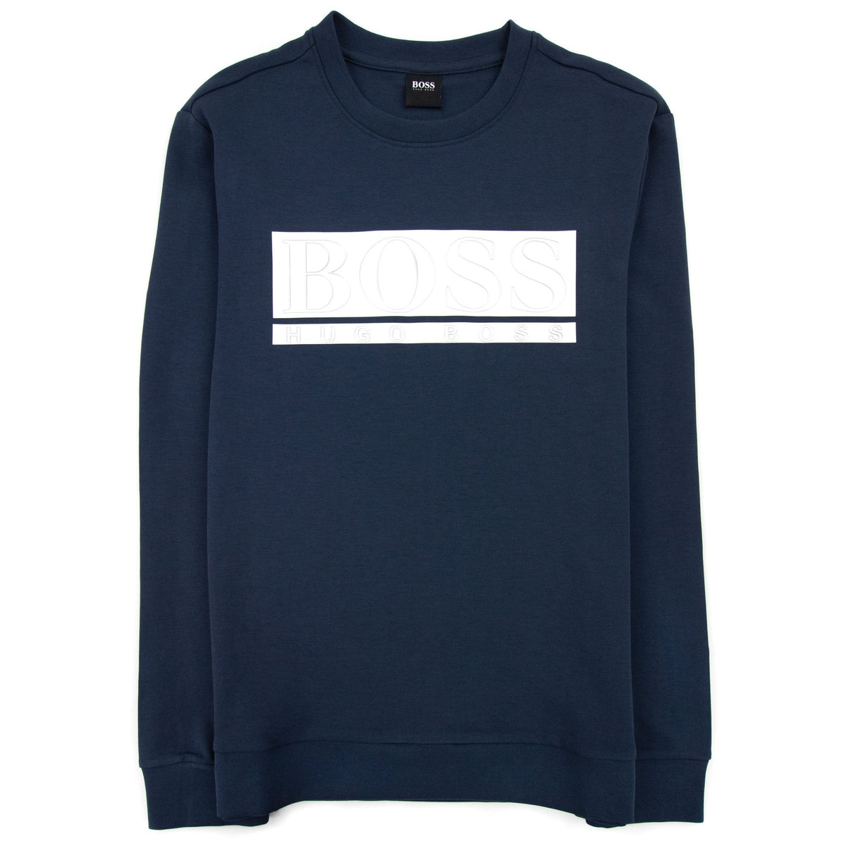 Hugo Boss Block Logo Sweatshirt Navy 410