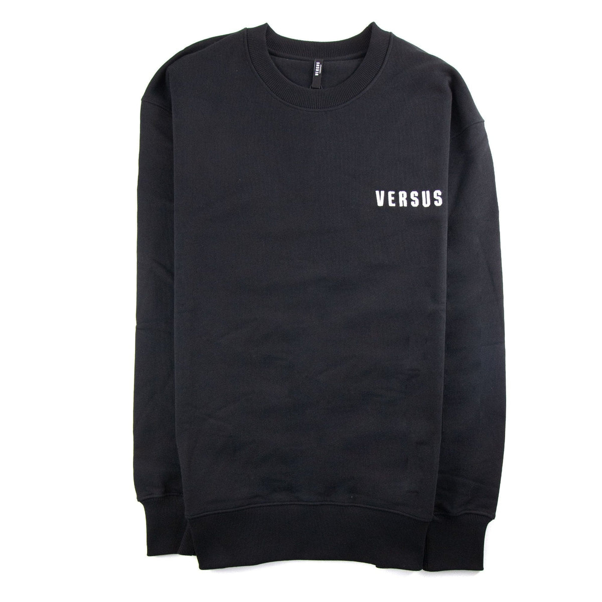 Versace Versus Embroidered Lion Logo Sweatshirt Black
