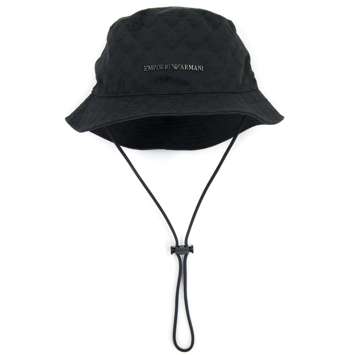 Emporio Armani Eagle Jacquard Hat Black