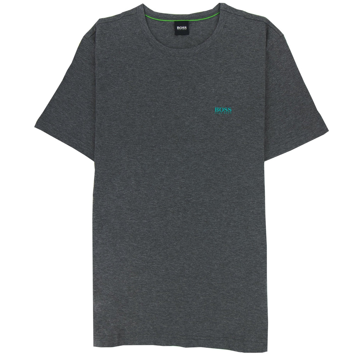 Hugo Boss Regular-fit T-shirt With Contrast Logo Grey 035