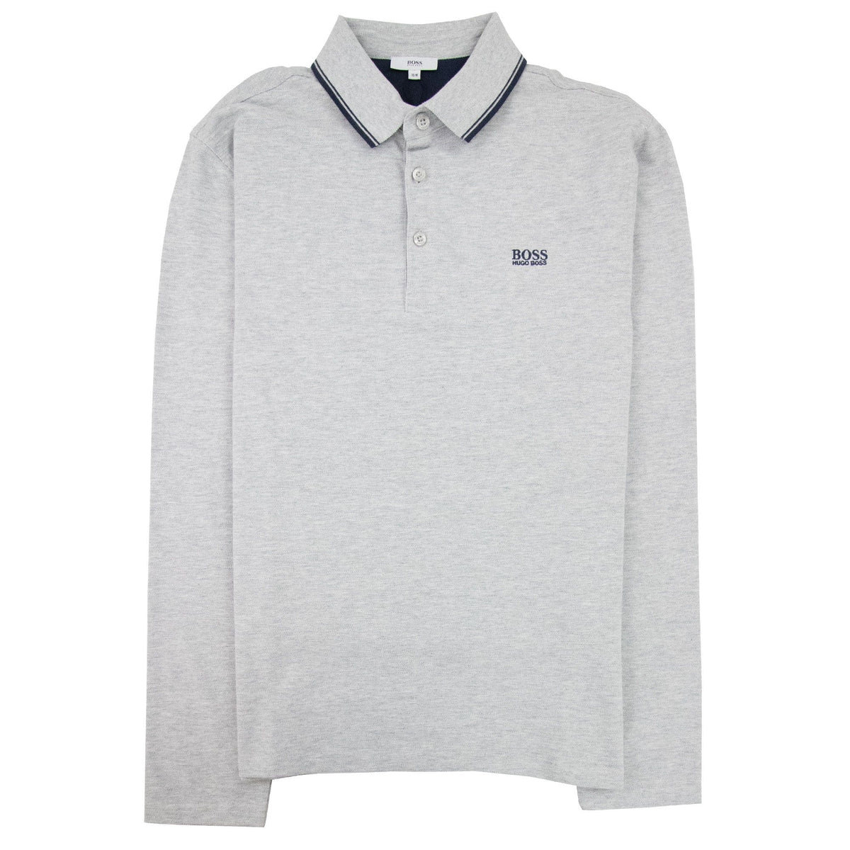 Hugo Boss Kids L/s Polo Collar Stripe Light Grey