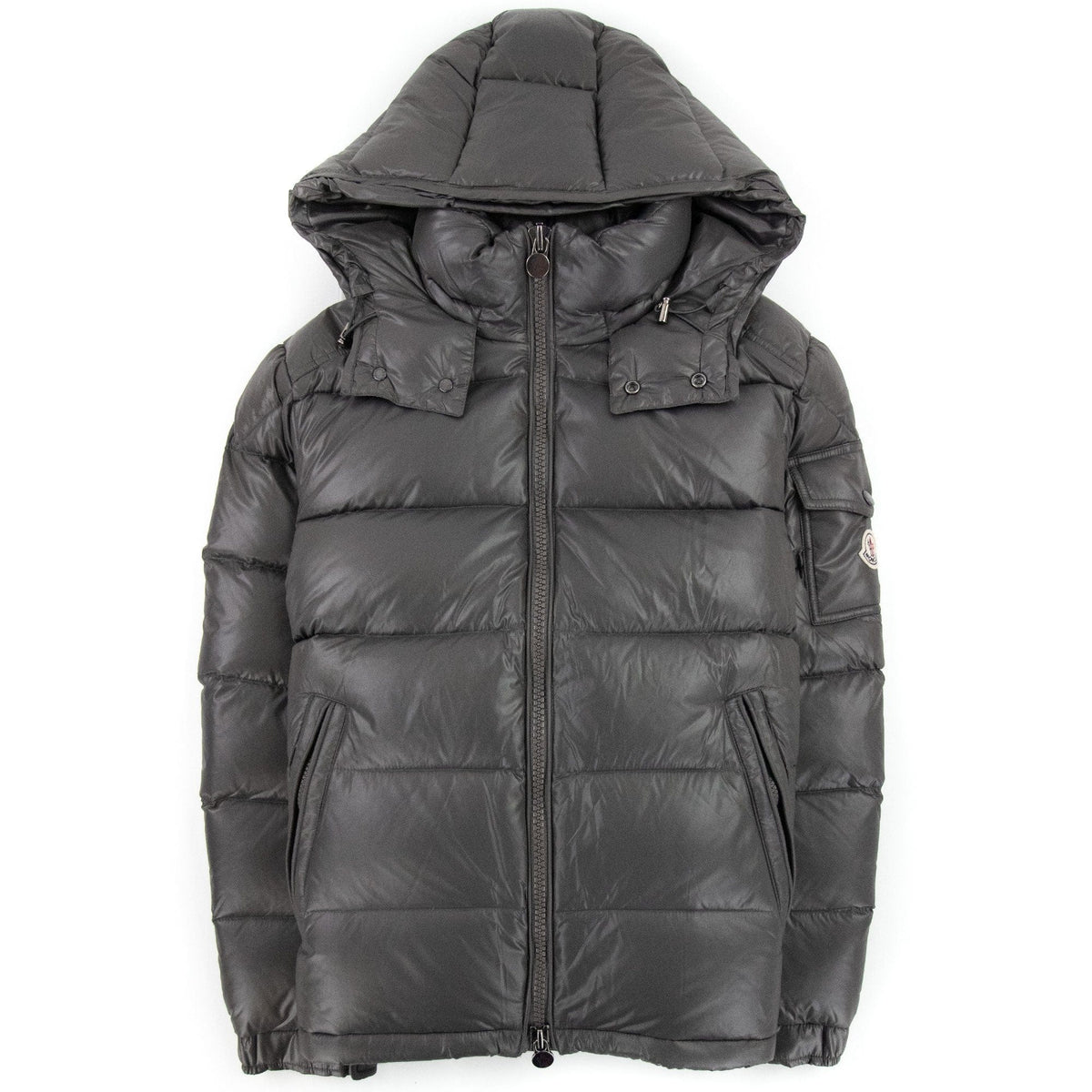 Moncler Maya Short Down Jacket Dark Grey 930