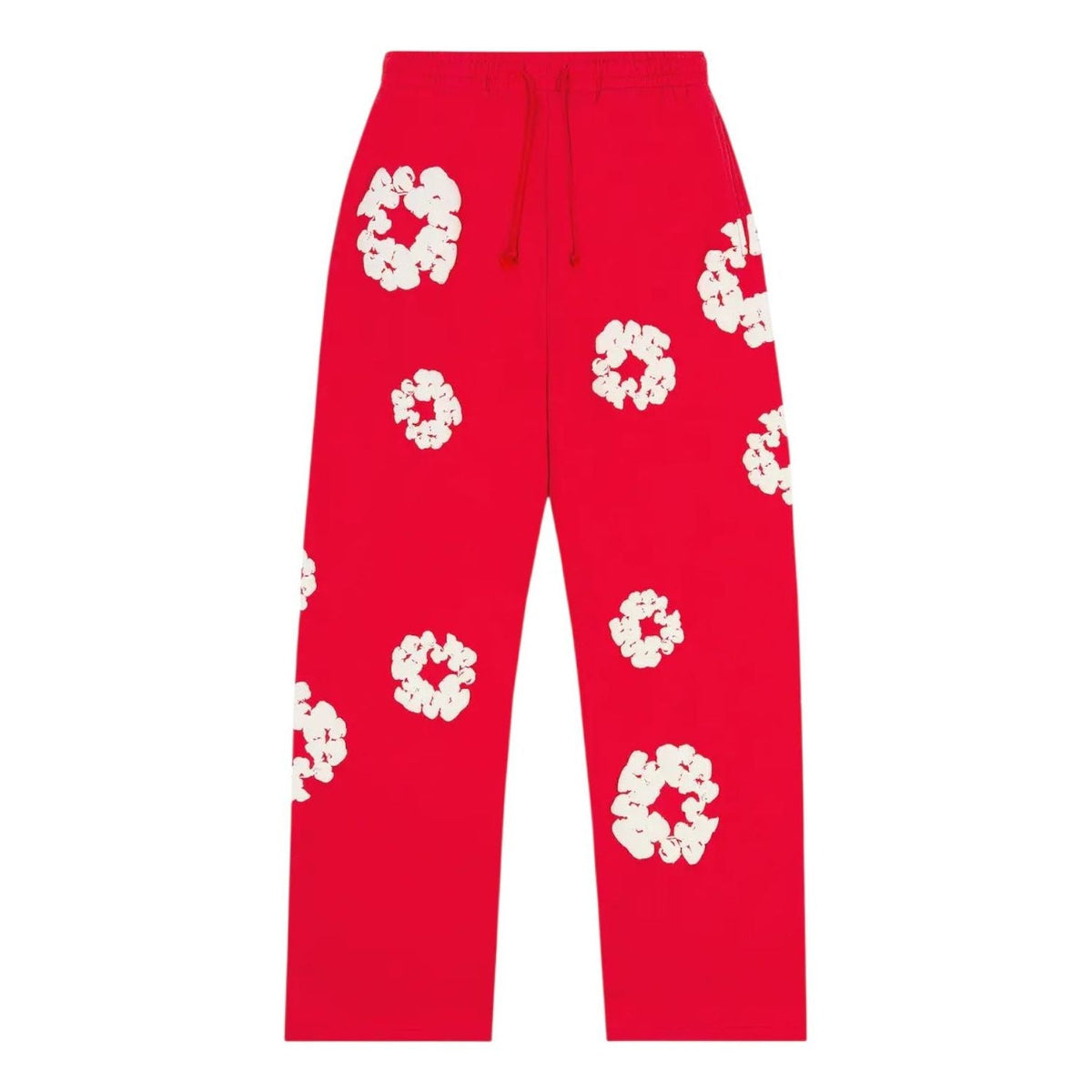 Denim Tears Cotton Wreath Baggy Sweatpants 'Red' SS25BAS11402049