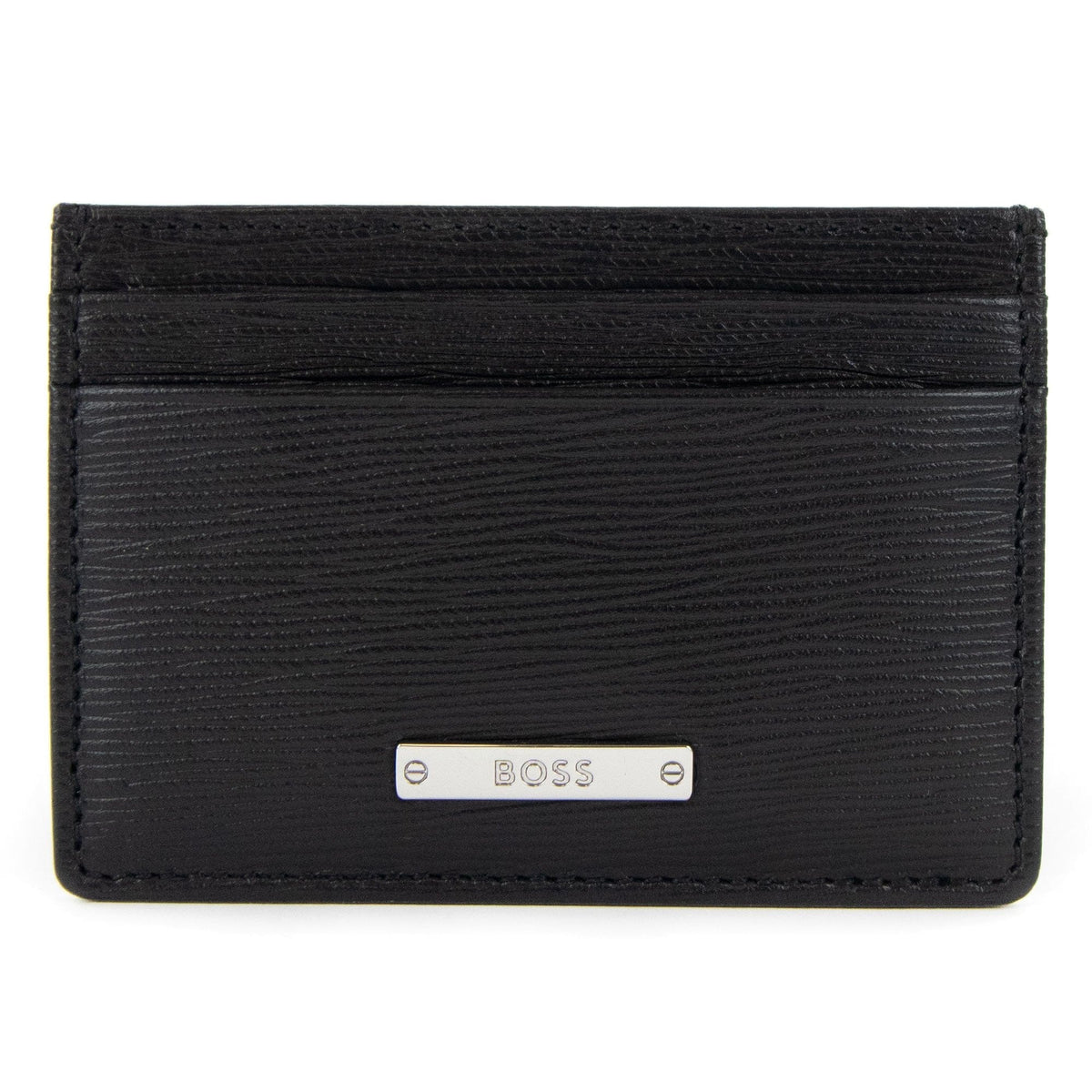 Hugo Boss Gallery A Leather Card Holder Black 001