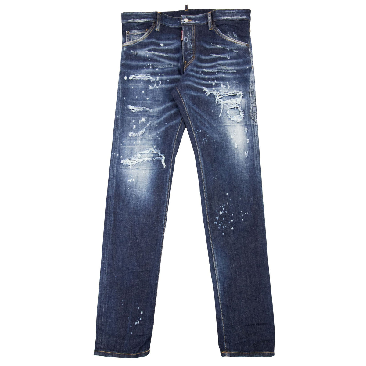 Dsquared2 Dark Ripped Bleach Wash Cool Guy Jeans Denim 470