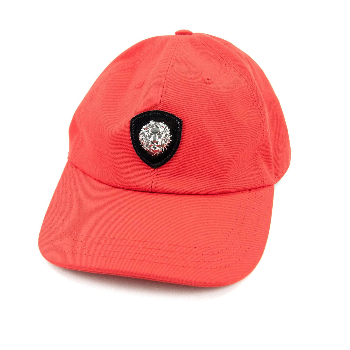 Versace Versus Metal Lion Baseball Cap Red