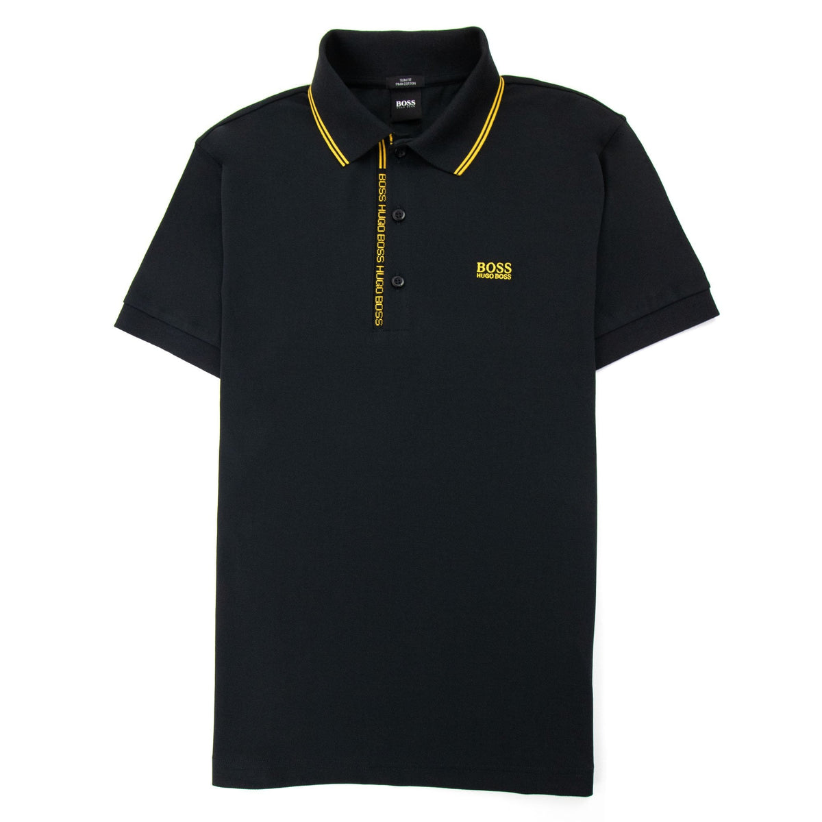 Hugo Boss Paule 4 Slim Fit Polo Black 004