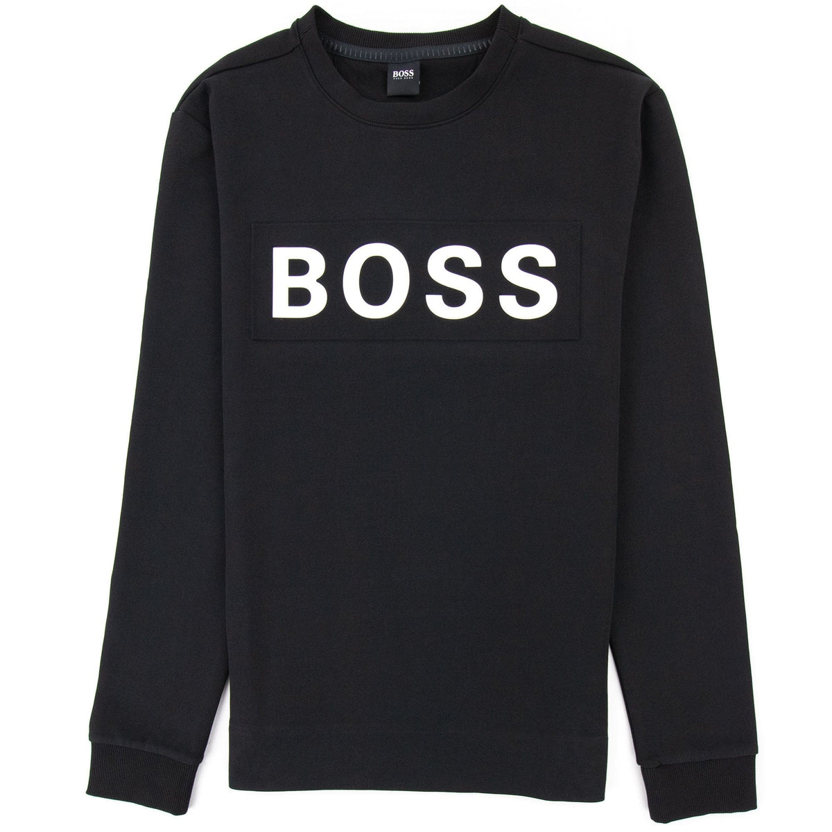 Hugo Boss Salbo 1 Printed Logo Sweatshirt Black 001