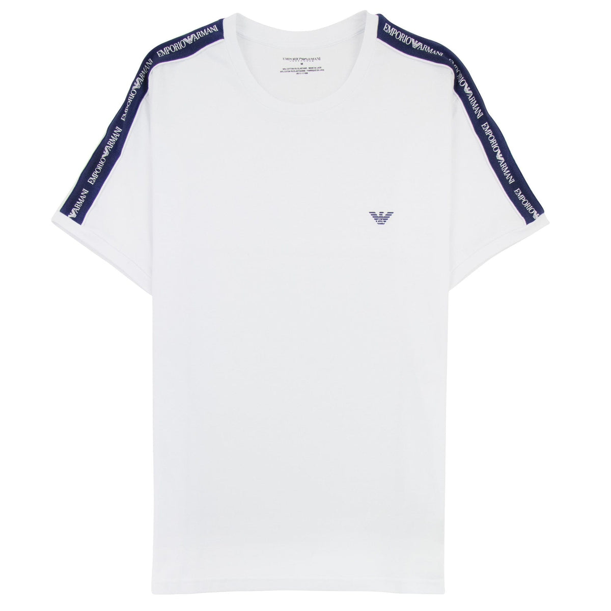Emporio Armani Core Logo Band Regular Fit T Shirt White