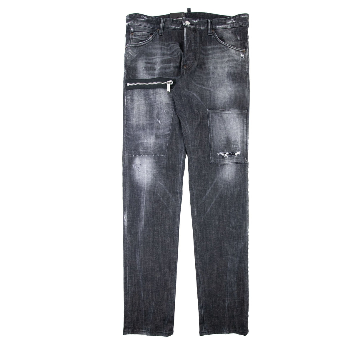 Dsquared2 Black Knee Patch Cool Guy Jean Black