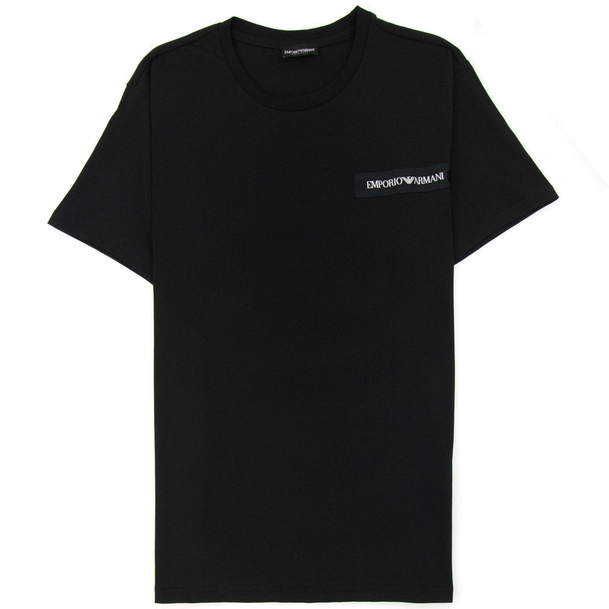 Emporio Armani Emporio Armani Crew Neck Logo T Shirt Black