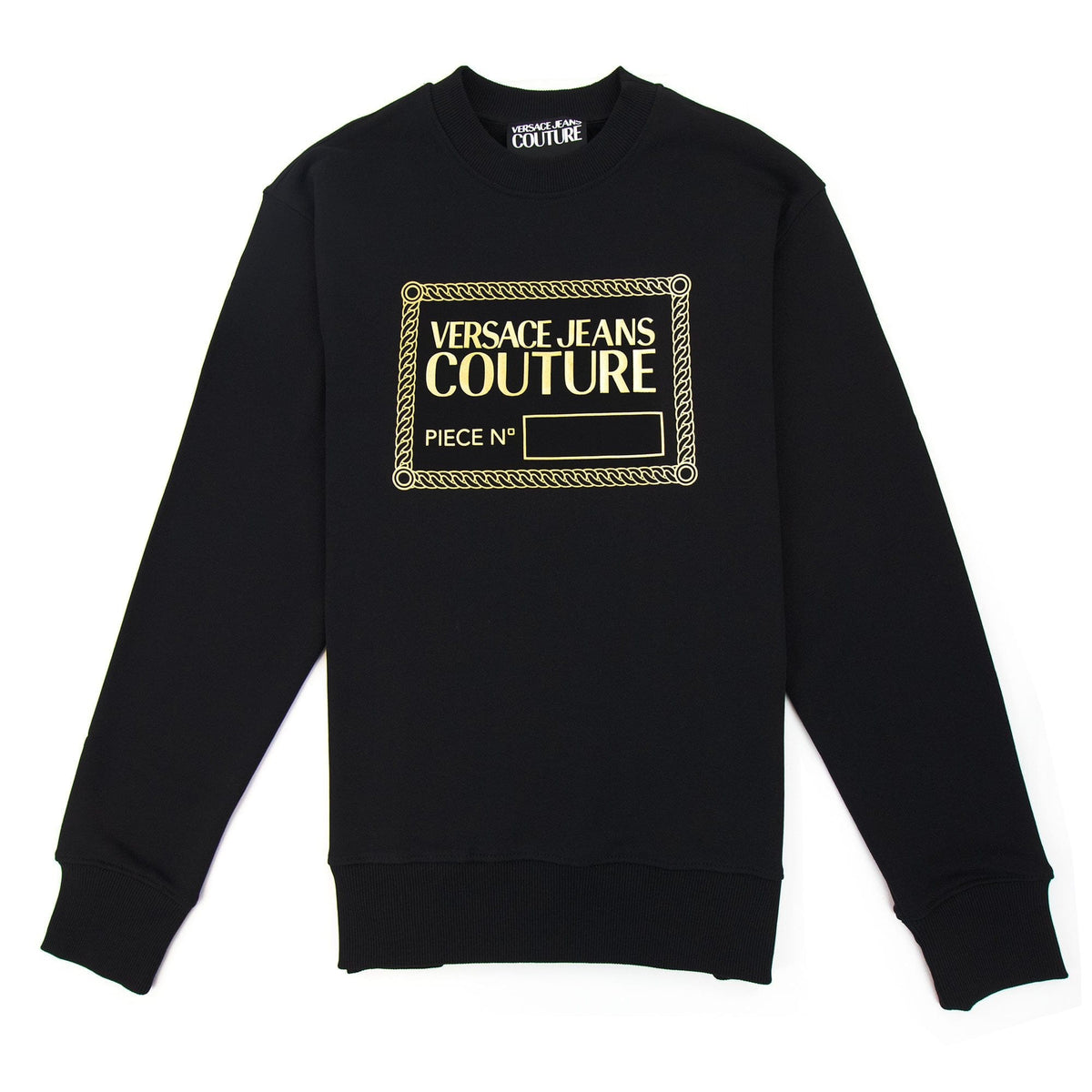 Versace Jeans Couture Box Logo Sweatshirt Black/gold