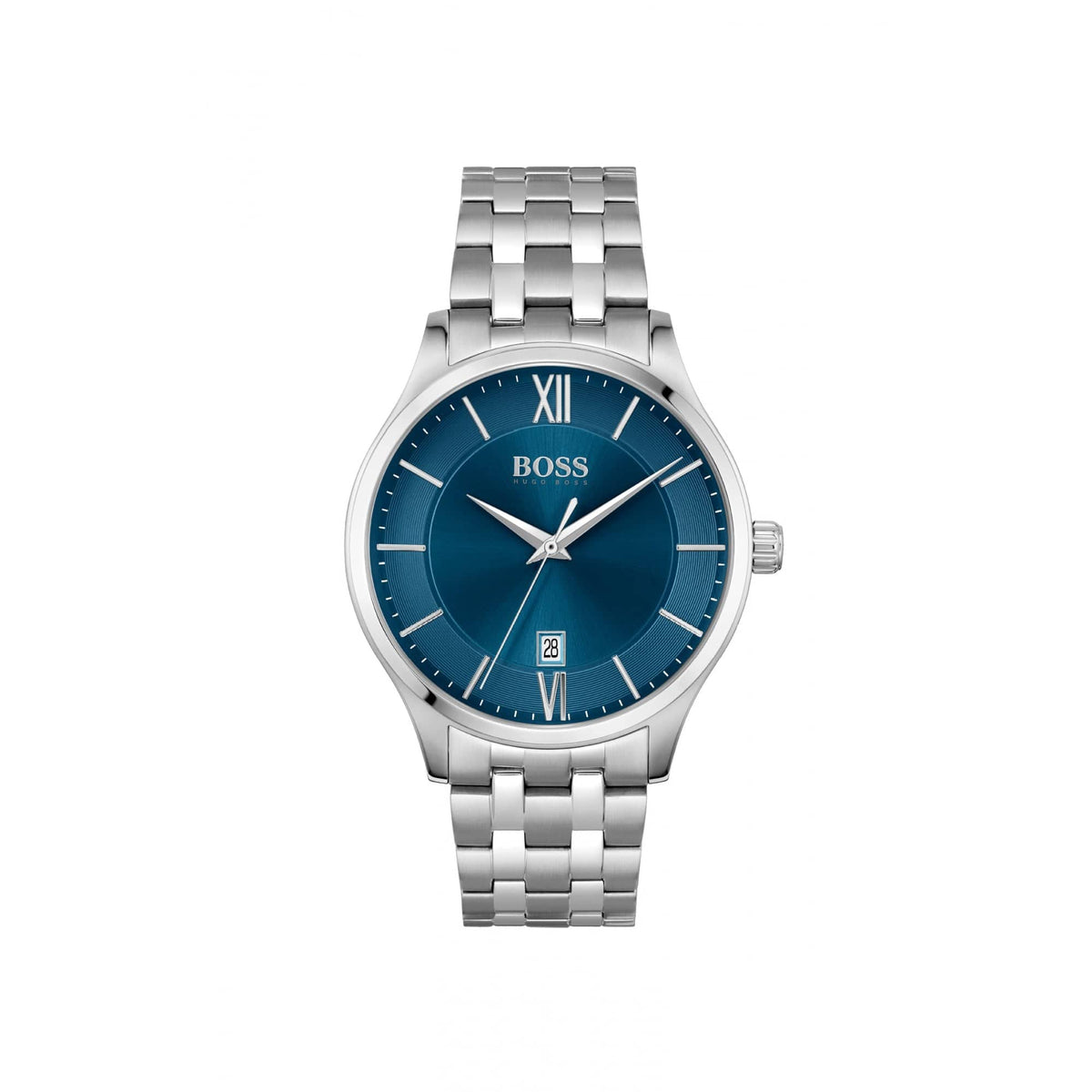 Hugo Boss Elite Quartz Calendar Watch Stainless Steel