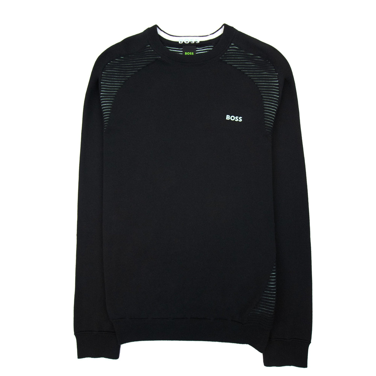 Hugo Boss Ramal Two Tone Stripes Sweater Black 001