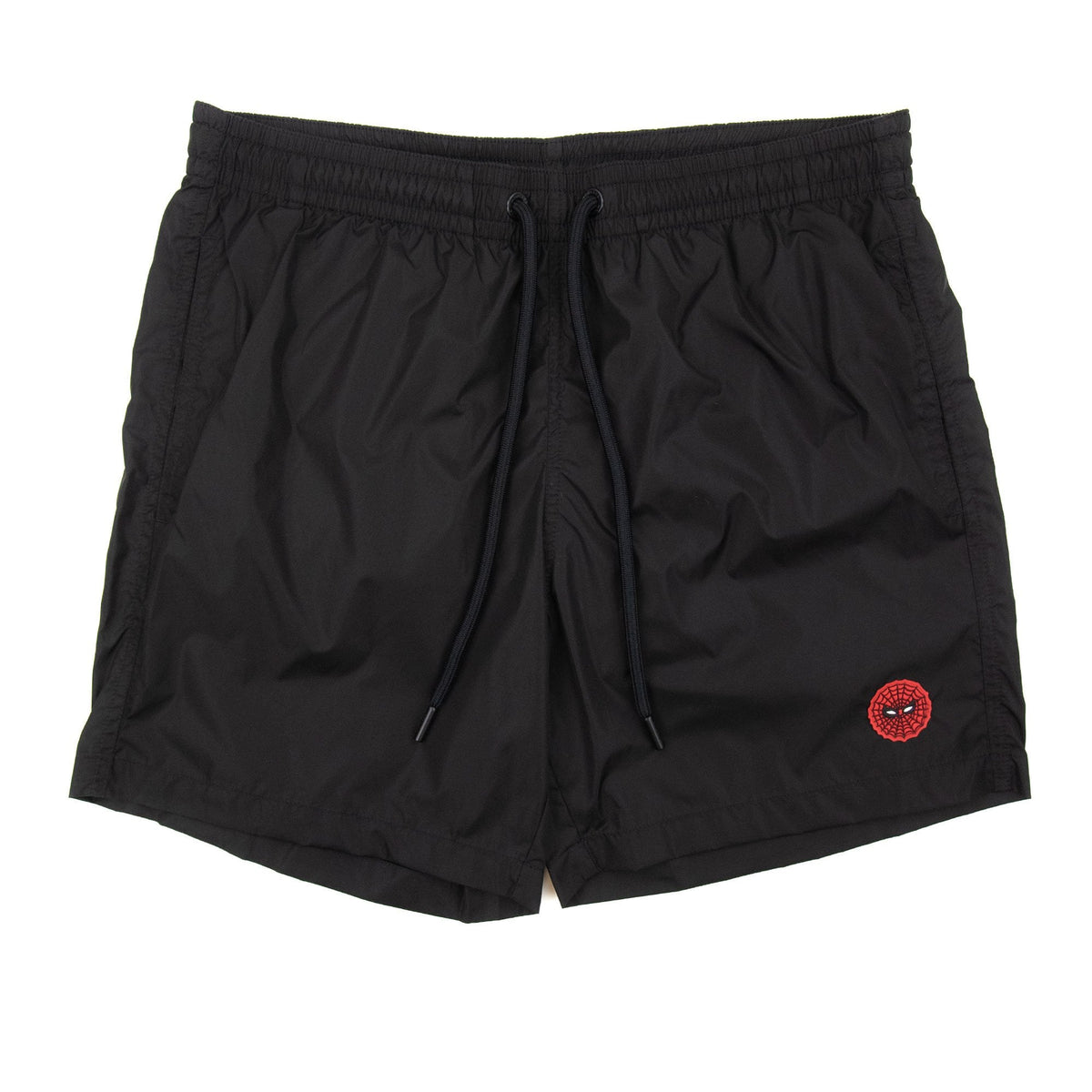 Moncler Spider Man Patch Swim Shorts Black 999