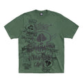 Stussy Skulls T-Shirt Pigment Dyed 'Pine' 1905177-PINE