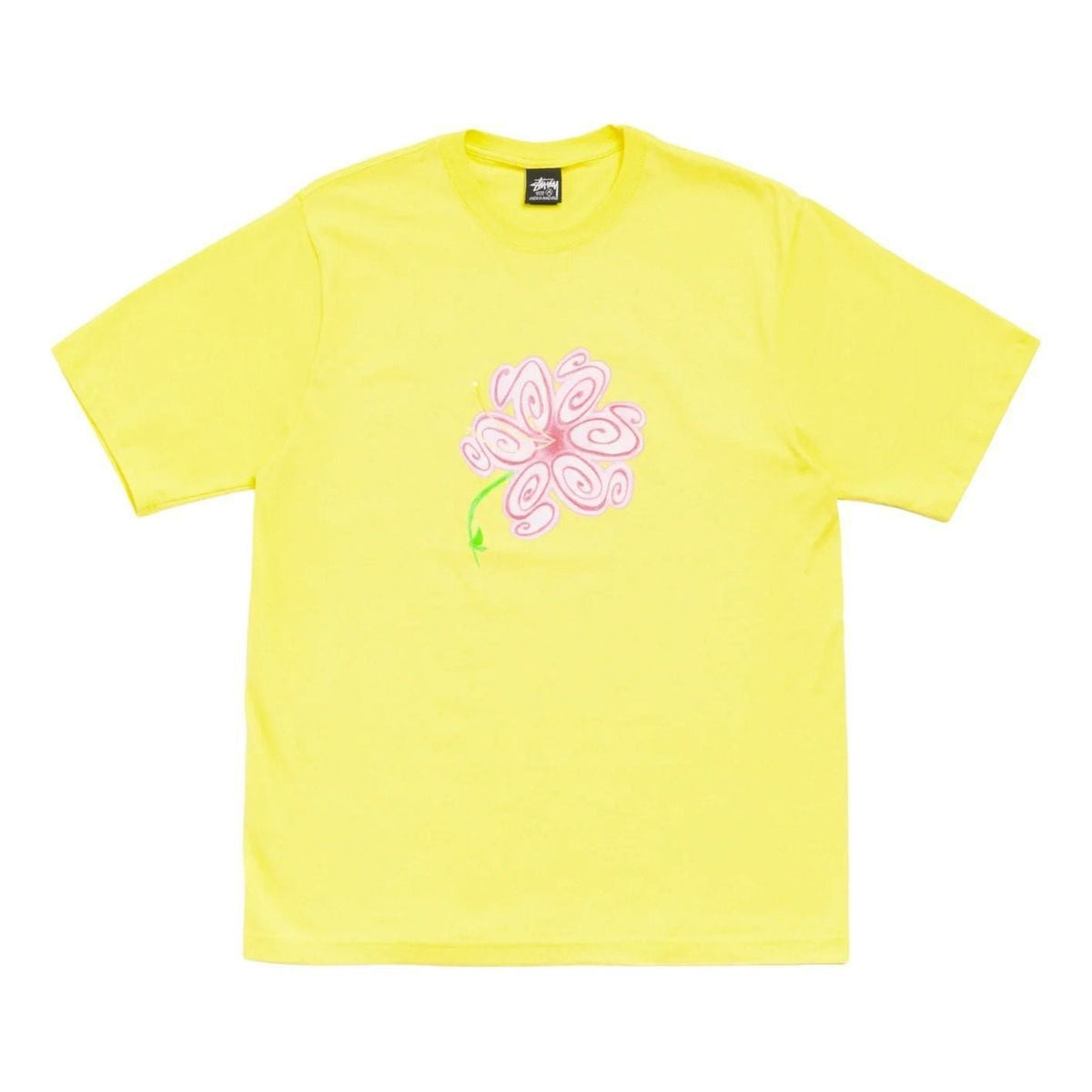 Stussy S Flower T-Shirt 'Lemon' 1905189-LEMO