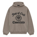 Fear of God Essentials Heavy Fleece Vintage Shrunken Hoodie 'Heather Gray' 192HO246214F