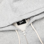 1976 Logo Zip Hooded Sweatshirt - Heather Grey