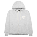 1976 Logo Zip Hooded Sweatshirt - Heather Grey