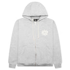 1976 Logo Zip Hooded Sweatshirt - Heather Grey