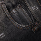 1981 U Black Trafalgar Loose Fit Jeans - Black