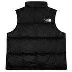 1996 Retro Nuptse Vest - Black/Red