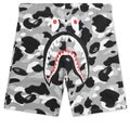 1ST Camo Shark Regular Fit Sweat Shorts - Gray