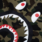 1ST Camo Shark Regular Fit Sweat Shorts - Green