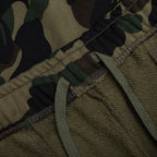 1ST Camo Shark Regular Fit Sweat Shorts - Green