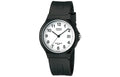 Casio Retro Fashion Business Analog Resin Strap Watch 'White Black' MW-59-7BJH