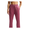 (WMNS) Nike Studio Fleece Sport Therma-FIT Mid-Rise Pants 'Pink Smoke White' IO0437-654