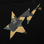 1st Camo Bape STA Tee - Black/Yellow