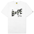 1st Camo Bape STA Tee - White/Green